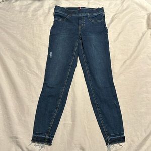 Spanx Raw Hem Skinny Jeans Sz S